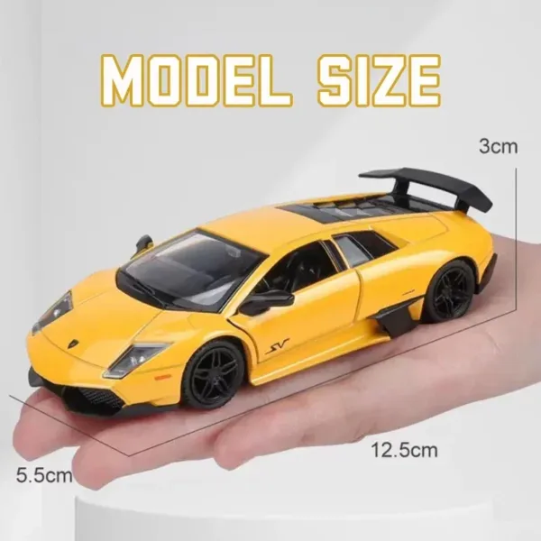 1:36 Scale Lamborghini Murcielago Diecast Model - Image 5