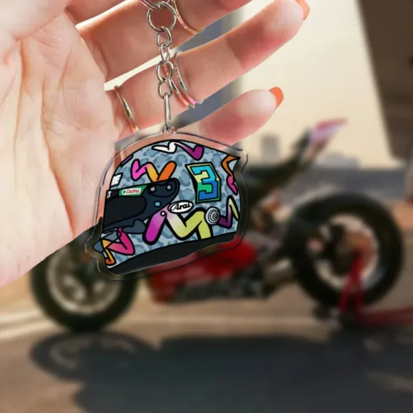 F1 Motorcycle Keychain Pendant for All - Image 7