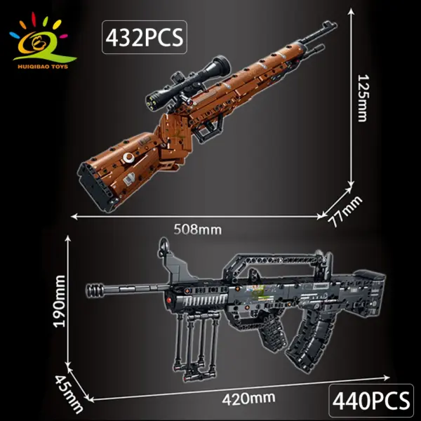 AK47 Assault Rifle Building Blocks Set - Image 3