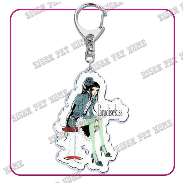 Nana Anime Keychain with Black Stones Pendant - Image 27