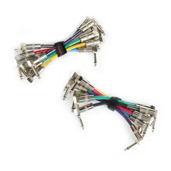 Colorful 6.35mm Guitar Pedal Connection Cables - Image 5