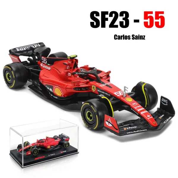 Bburago 1:43 Ferrari F1-75 Alloy Model Car - Image 20