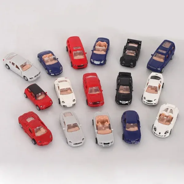 4D Plastic Mini Car Puzzle 1:87 Scale Toy