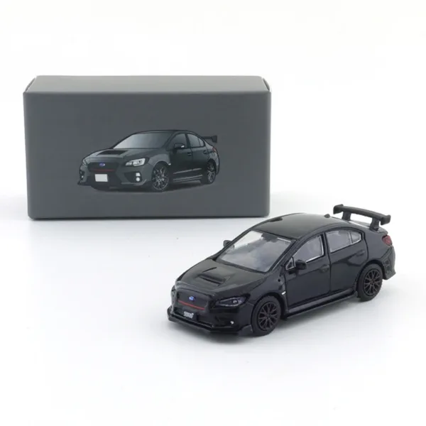 Subaru WRX STI Blue 1:64 Diecast Model - Image 7