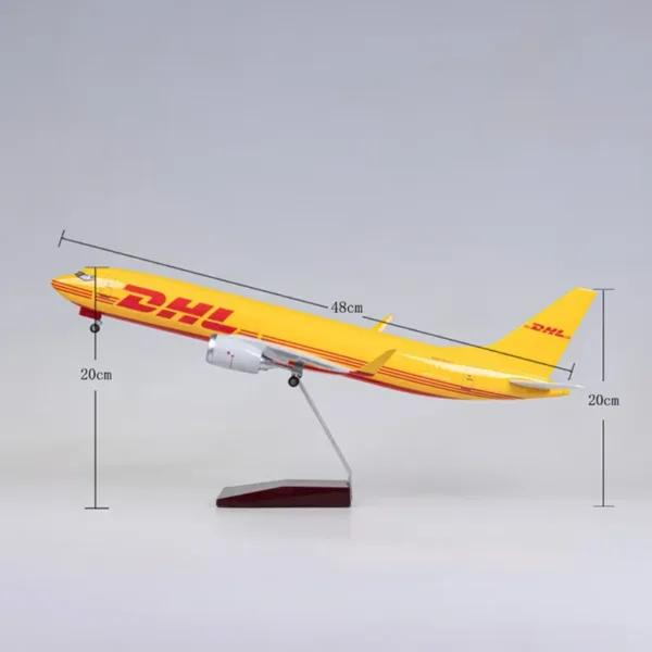 DHL B737 Resin Model 1:85 Scale Aircraft - Image 3