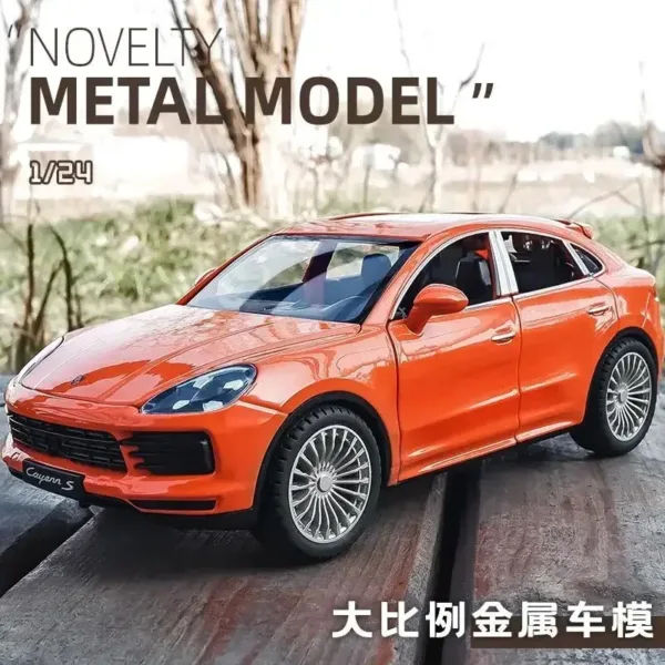 1:24 Porsche Cayenne S Turbo Diecast Model - Image 9