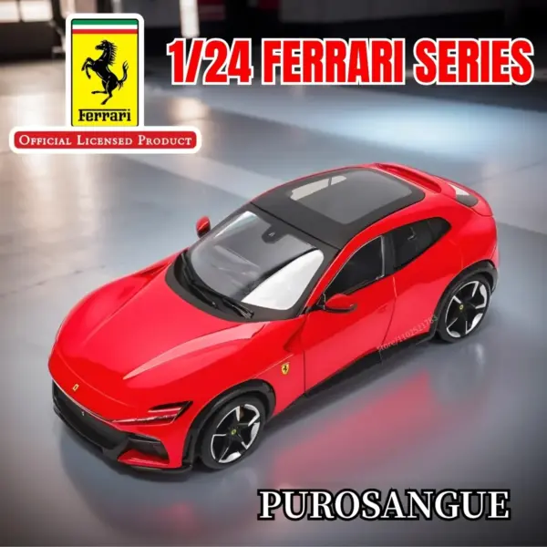 1:24 Scale Ferrari Diecast Car Model - Image 13