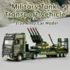 1:32 Scale Military Tank Transport Vehicle Model