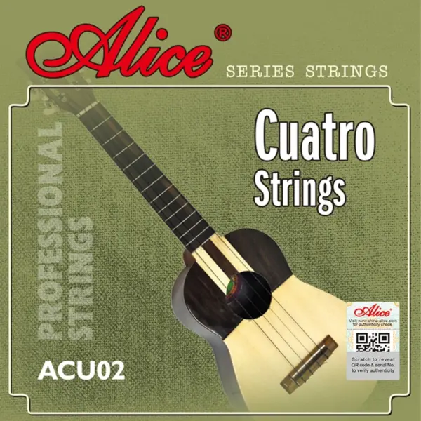 Alice Cuatro Black Nylon Strings Set ACU02