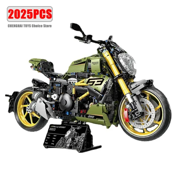 1:5 Motorcycle City Sports Racing Model Kit - Image 7