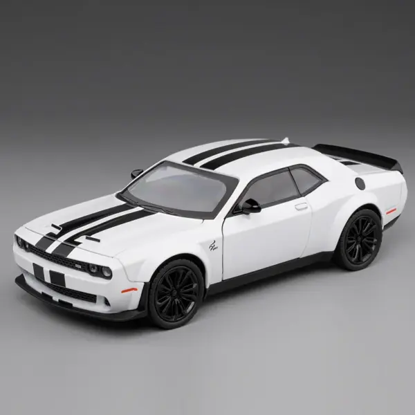 1/22 Challenger SRT Hellcat Diecast Toy Car Model - Image 7