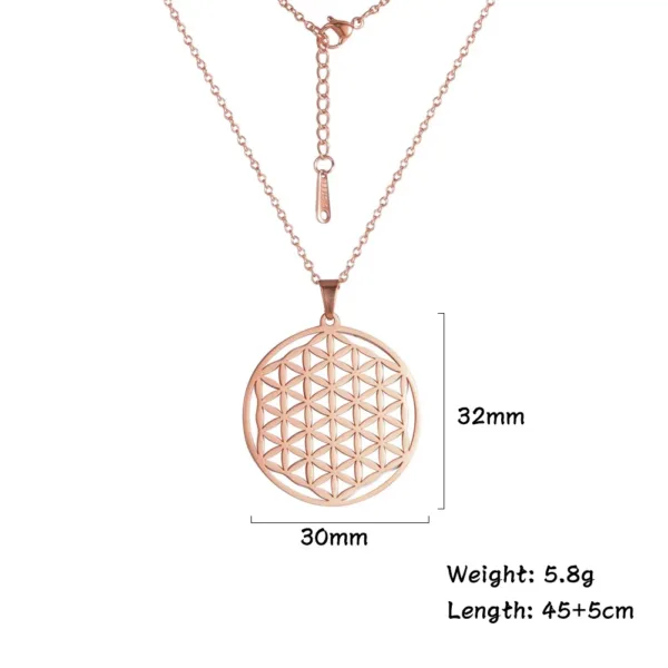 Flower of Life Pendant Necklace for Women - Image 22