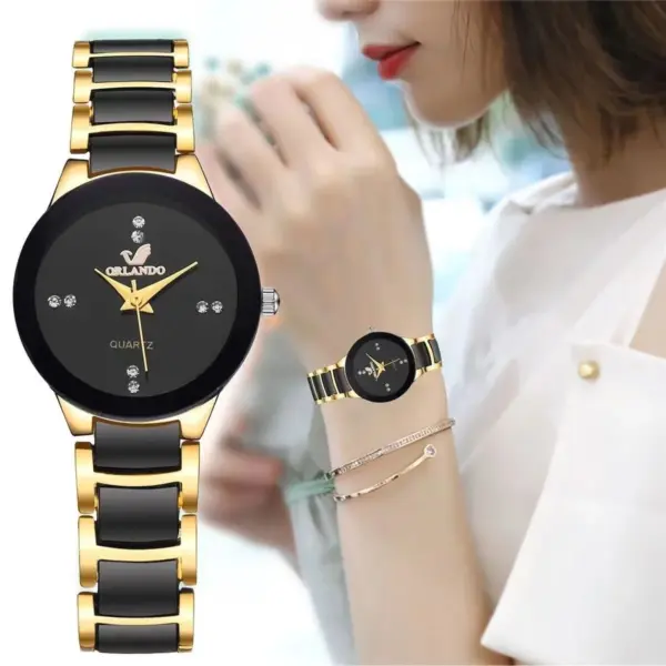 Fashion Rhinestone Women's Quartz Wristwatch - Image 2