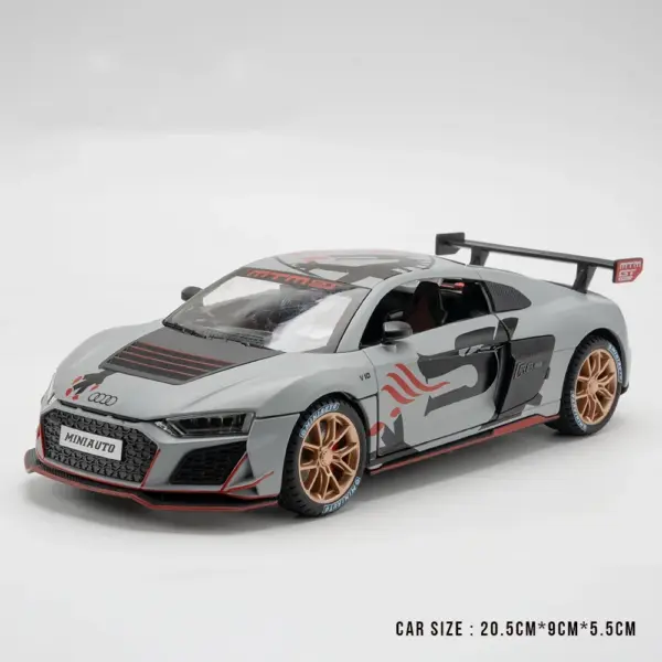 1:24 Audi R8 Diecast Model Car Toy - Image 8