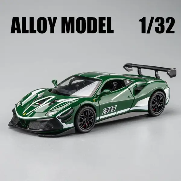 1:32 Scale Ferrari 488 Alloy Diecast Model - Image 8