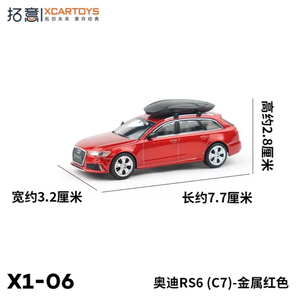 1/64 Scale Audi A6 RS6 Diecast Metal Model - Image 12