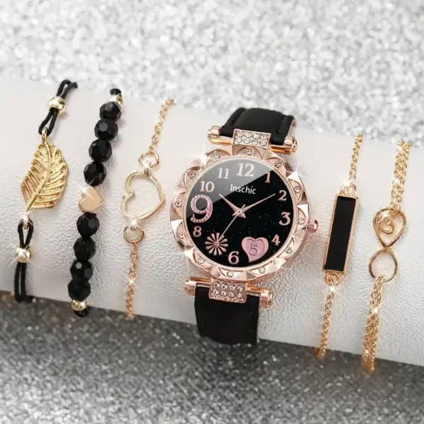 6-Piece Women's Watch and Bracelet Set - Image 2