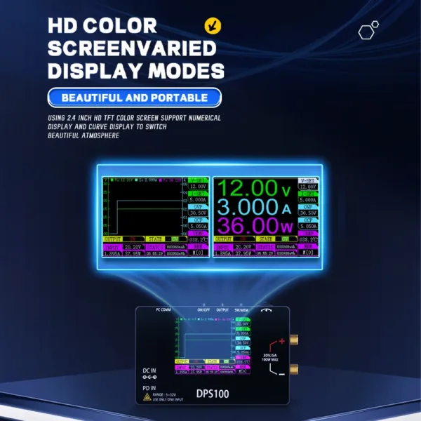 DPS100 Adjustable DC Power Supply 30V 5A - Image 2