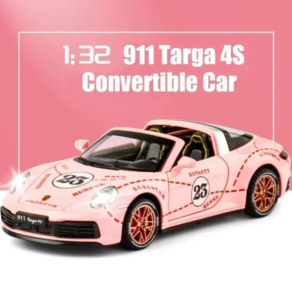 Porsche 911 Targa 4S Diecast Car Model - Image 6