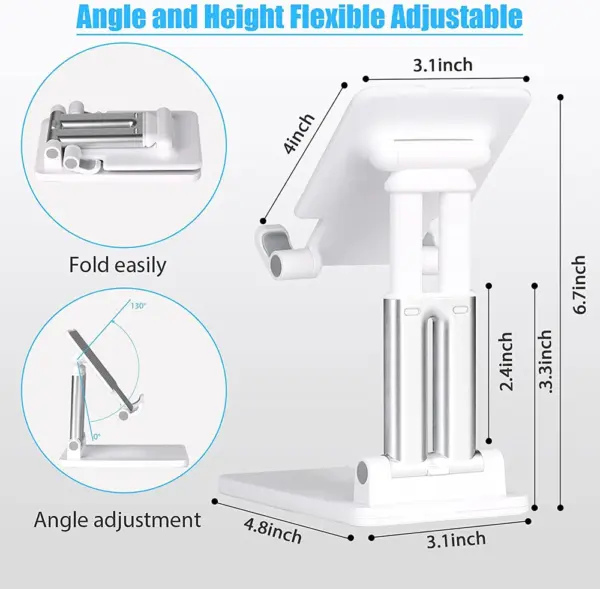 Adjustable Phone and Tablet Stand Holder - Image 2