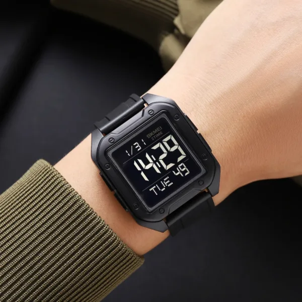 Digital Military Wristwatch for Men Waterproof - Image 3