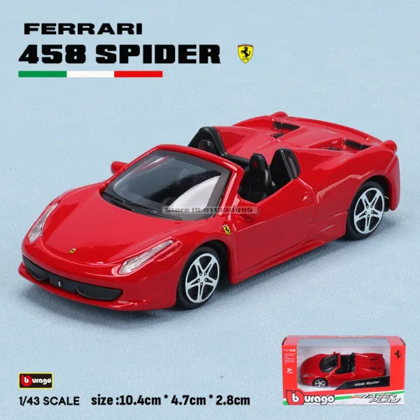 Bburago 1:43 Ferrari Diecast Car Model - Image 25