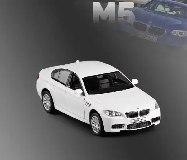 1:36 BMW M5 M550i Diecast Metal Car Model - Image 8