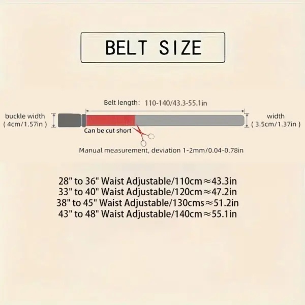 Men's Automatic Leather Business Belt - Image 6