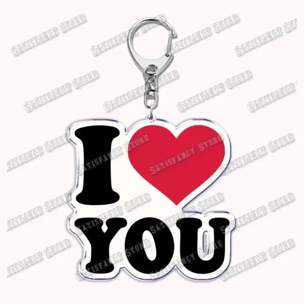 Silver Keychain with Heartfelt Letter Design - Image 15