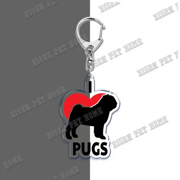 Cute PUG Keychain Pendant for All Occasions - Image 13