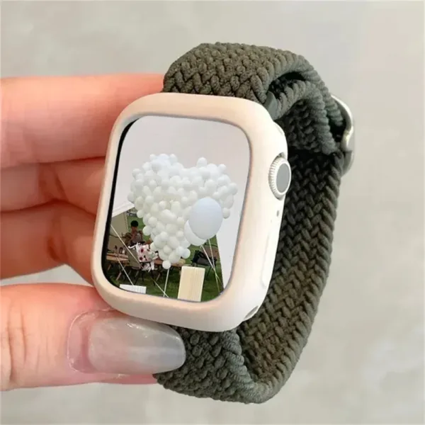 Korean Cute Nylon Strap for Apple Watch 38-49mm - Image 22