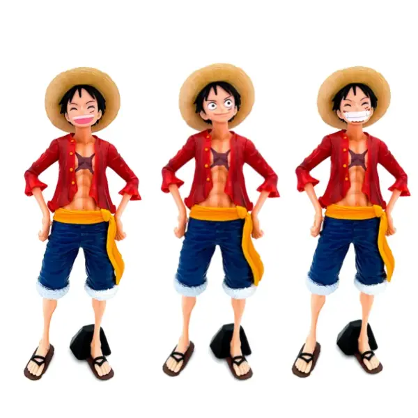 One Piece Luffy Action Figure with Faces - Image 5