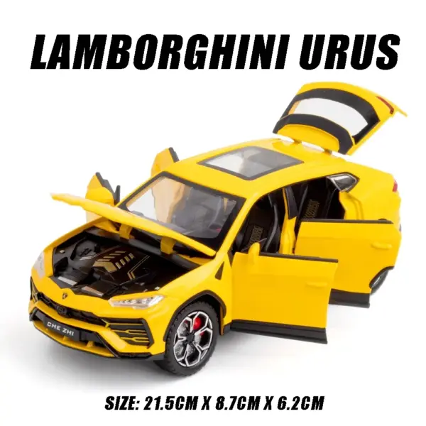 1:24 Scale Lamborgini URUS Diecast Model Car - Image 9