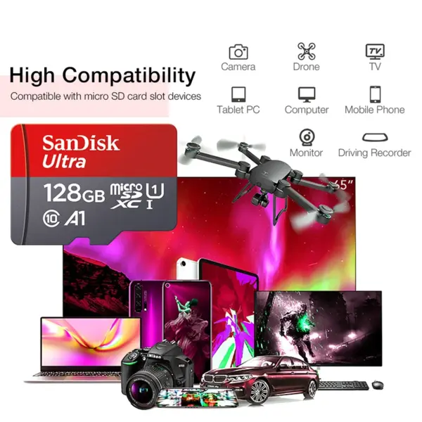 SanDisk Ultra A1 128GB Micro SD Card - Image 5