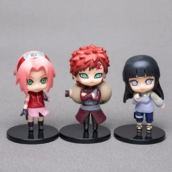 Naruto Anime Figures PVC Dolls Set of 6 - Image 2