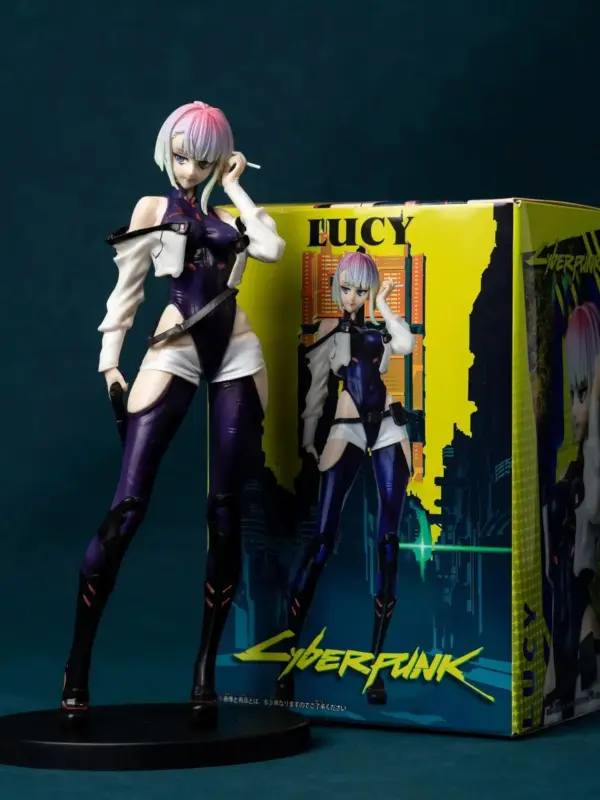 22CM Cyberpunk Edgerunners Lucy PVC Figure - Image 8