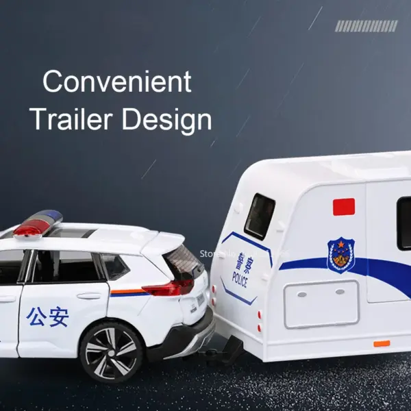 1:32 Scale X-TRAIL Police Car Model Toy - Image 5