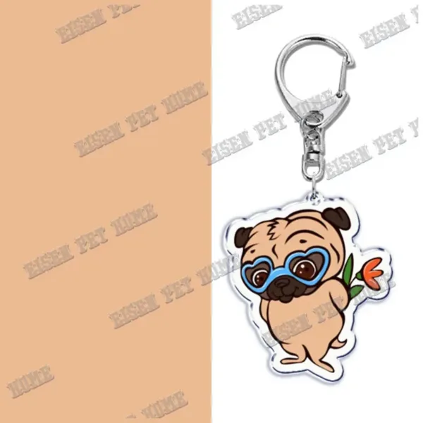 Cute PUG Keychain Pendant for All Occasions - Image 26