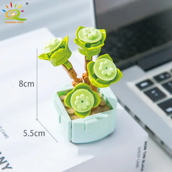 DIY Flower Succulent Building Blocks Set - Image 40