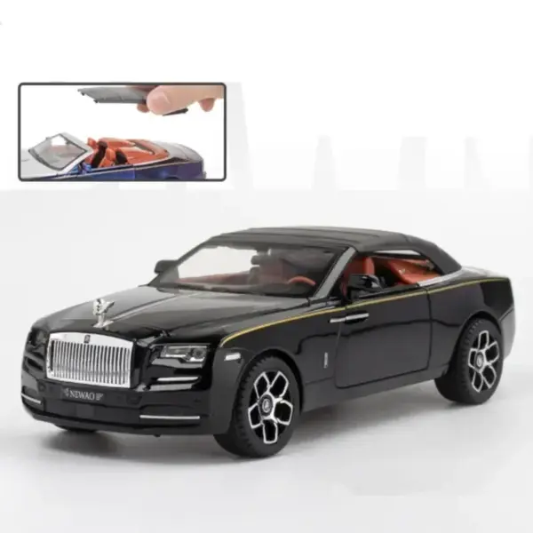 1:24 Rolls Royce Dawn Metal Toy Car Model - Image 9