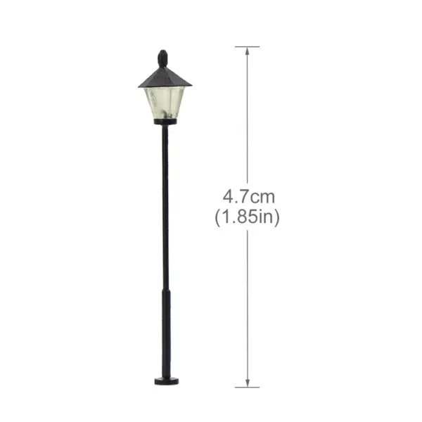 10pcs N Scale 1:160 Model Railway Street Lamps - Image 5