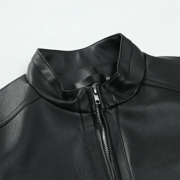 Men's Casual PU Leather Jacket S-5XL - Image 3