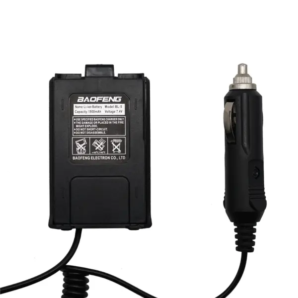 Baofeng Car Charger for UV5R UV-5RE Walkie Talkie - Image 4