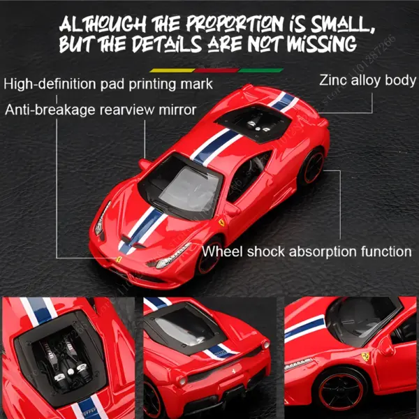 Bburago 1:64 Ferrari Diecast Car Model - Image 5