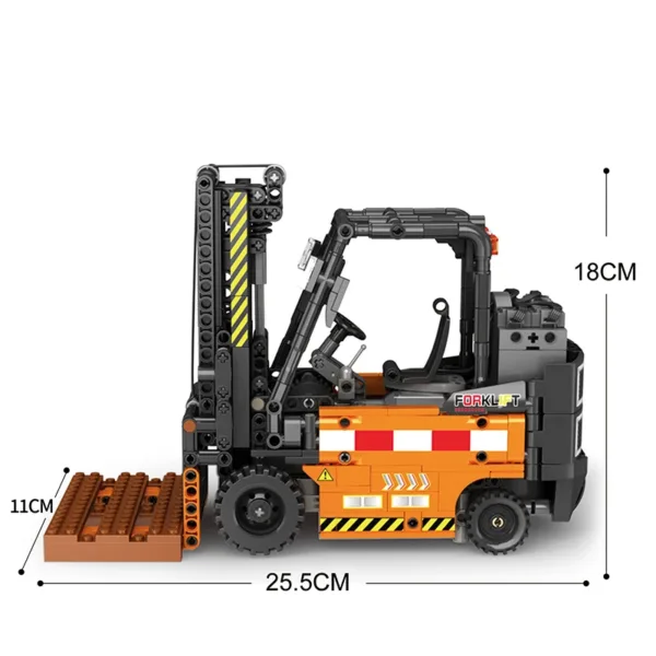 722PCS Remote Control Forklift Building Blocks - Image 6