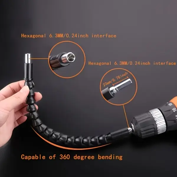 Flexible Extension Rod for Electric Drill Usage - Image 4