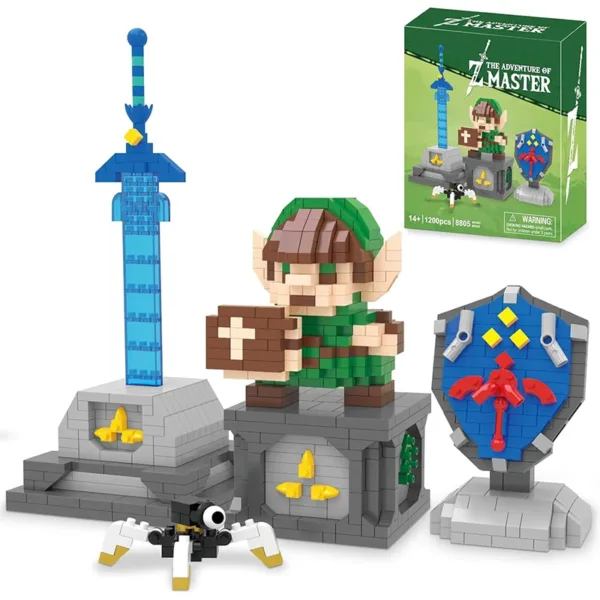 Link Master Sword and Hylian Shield Block Set