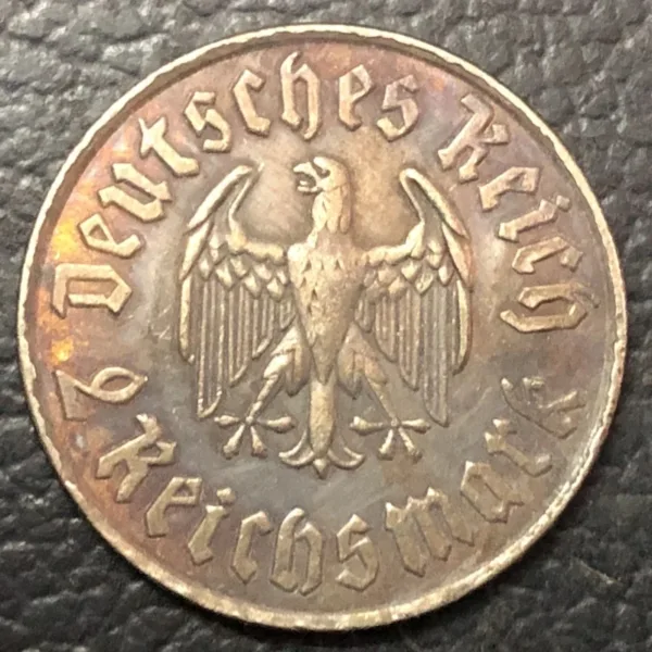 1933 Germany 2 Reichsmark Replica Coin - Image 2