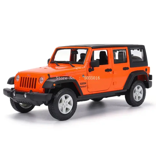 Maisto 1:24 Jeep Wrangler Diecast Model Car - Image 6