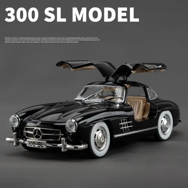 1:24 Mercedes-Benz 300SL Diecast Model Car - Image 10